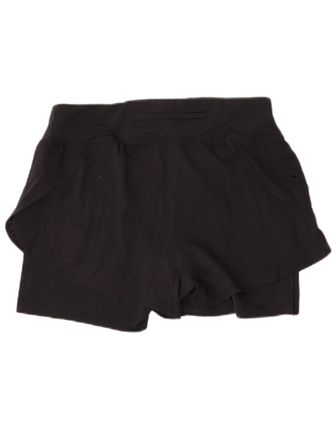 Nike - Pantalones cortos deportivos Dri Fit para mujer, talla 40, talla grande, poliéster negro