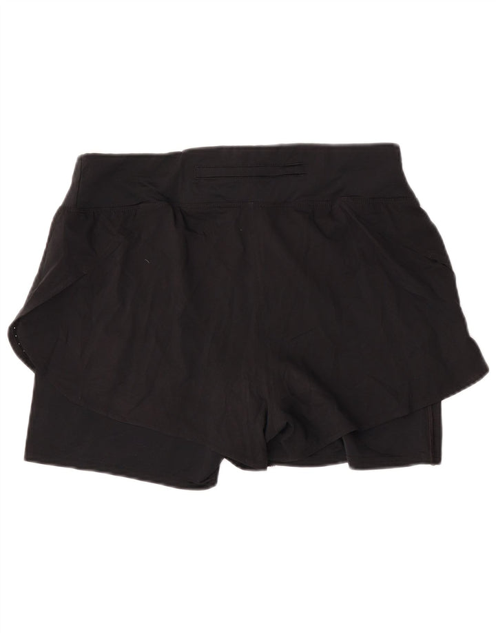 Nike - Pantalones cortos deportivos Dri Fit para mujer, talla 40, talla grande, poliéster negro
