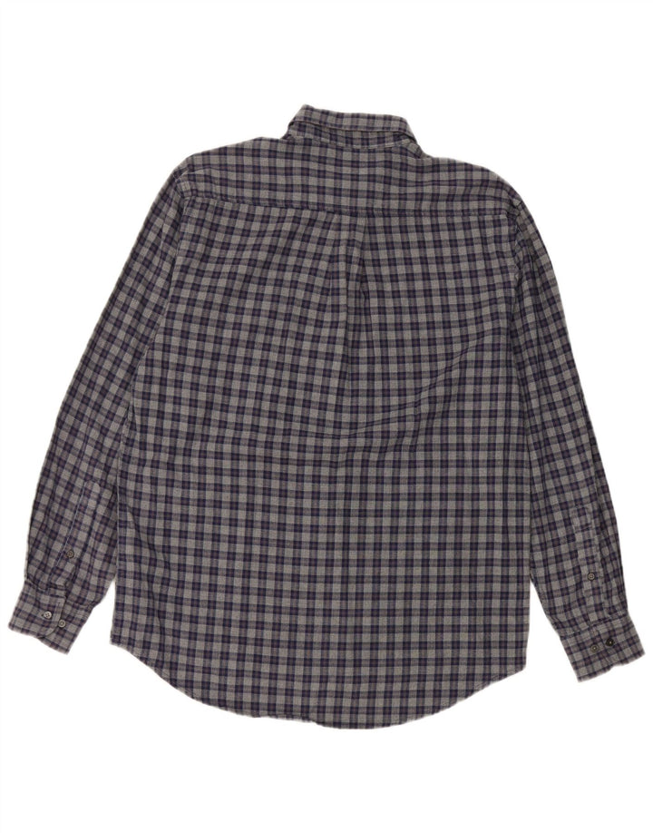 Camisa Kappa Hombre Medium Azul Marino Cuadros Algodón