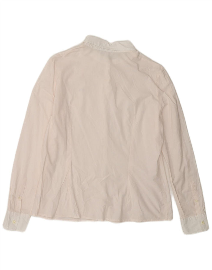 Camisa LACOSTE para mujer talla 44 grande rosa a rayas