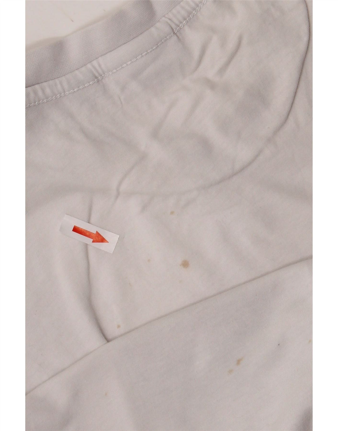 NAPAPIJRI Top gráfico para hombre de manga larga de algodón blanco medio