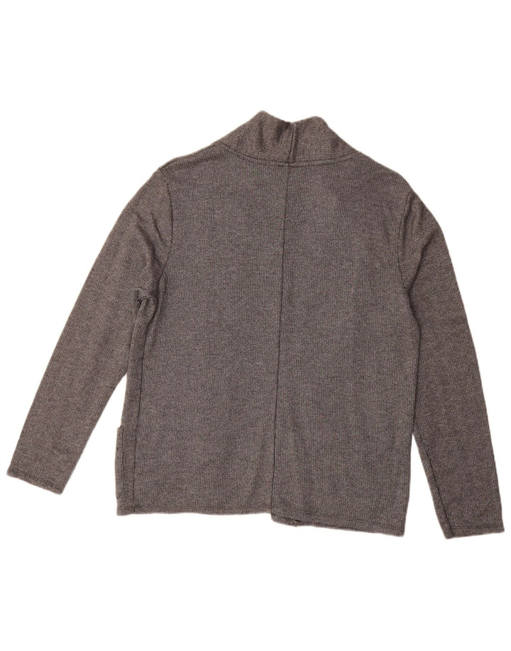 Zara Hombre Cárdigan Suéter Pequeño Gris