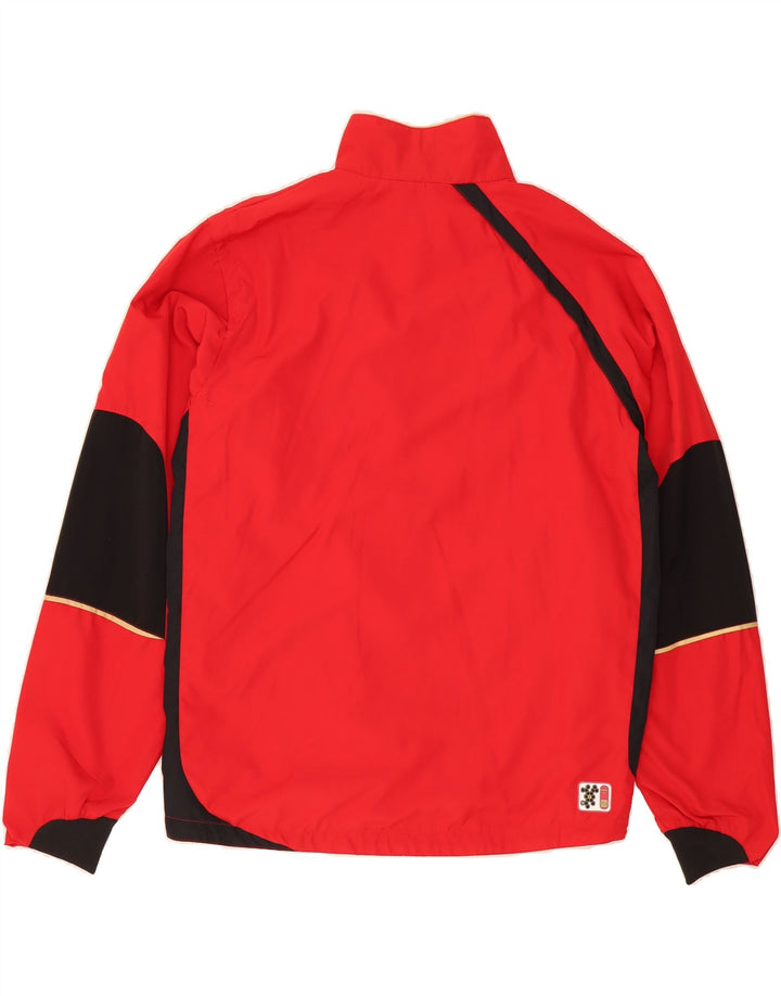 HUMMEL Mens Windbreaker Jacket UK 42 XL Red Colourblock Polyester Vintage Hummel and Second-Hand Hummel from Messina Hembry 