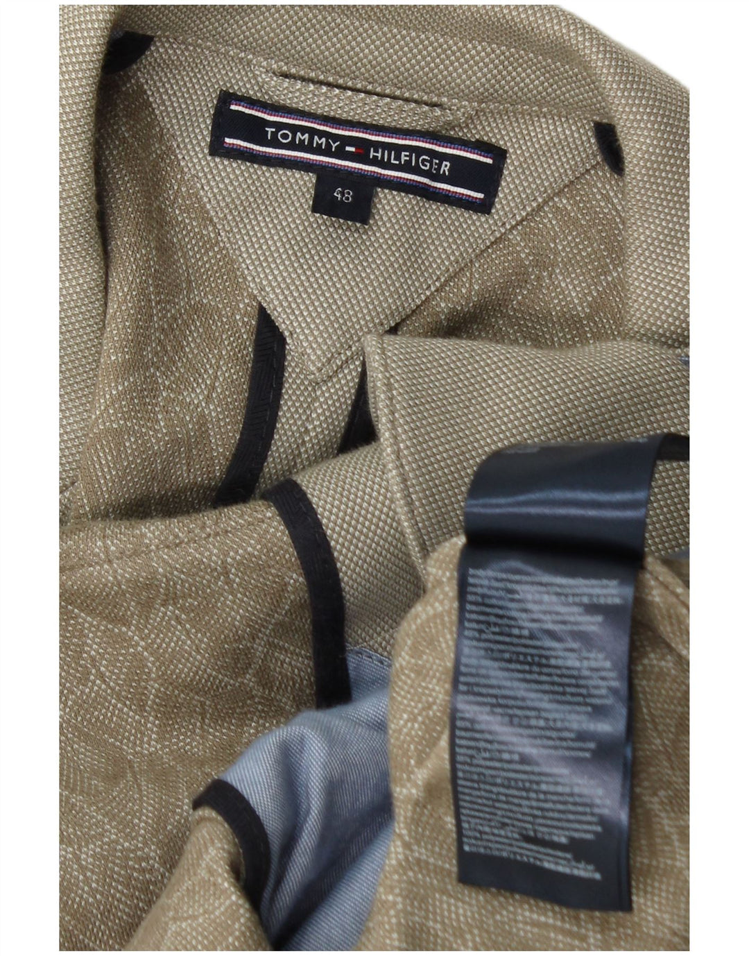 Tommy Hilfiger Chaqueta tipo blazer de 2 botones para hombre IT 48 Algodón beige medio