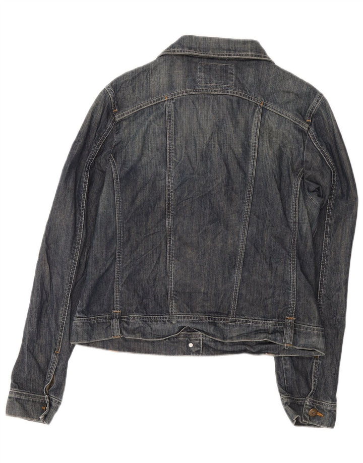 Kiabi - Chaqueta vaquera corta para mujer, talla 40, algodón azul grande