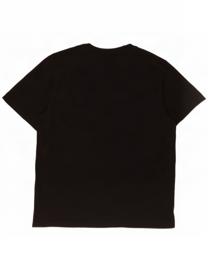 Jack & Jones Camiseta Hombre Top 2XL Algodón Negro