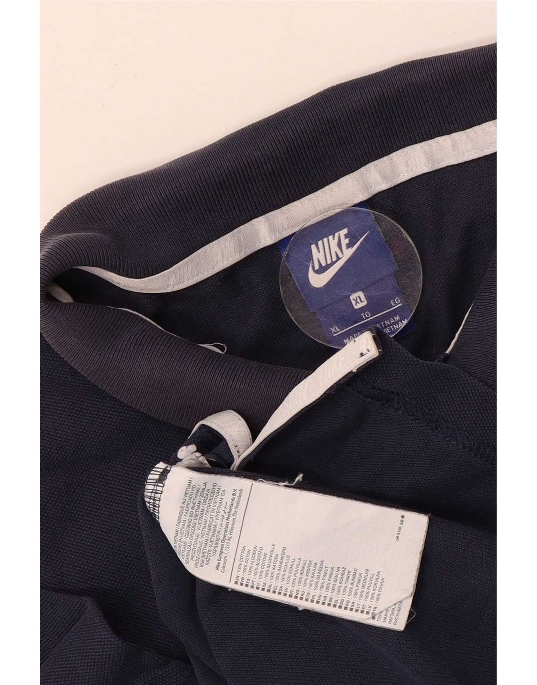 Polo Nike Hombre XL Azul Marino Algodón