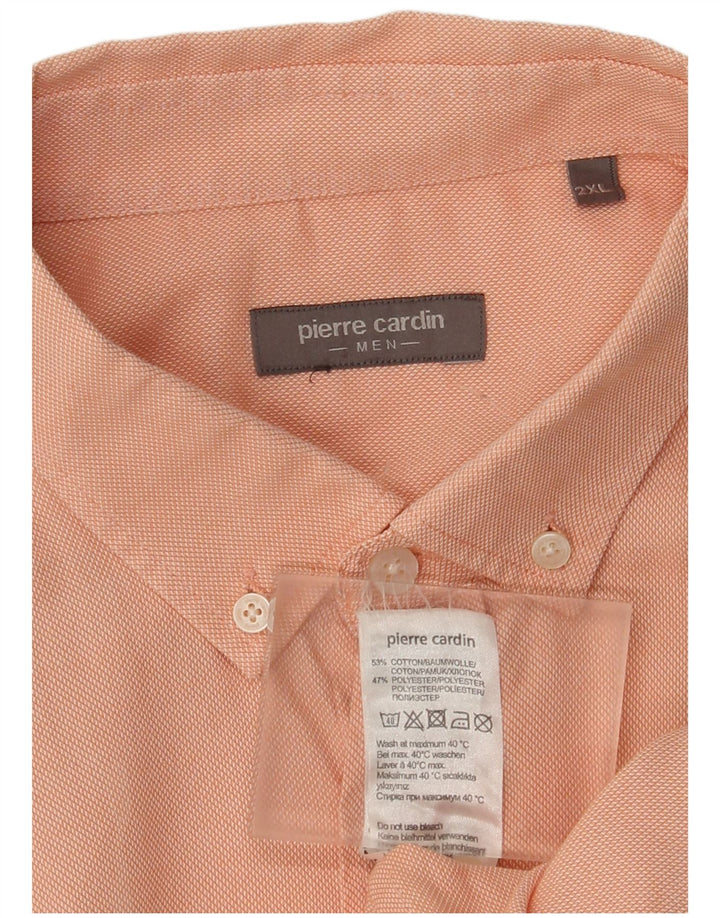 Camisa Pierre Cardin Hombre 2XL Algodón Rosa