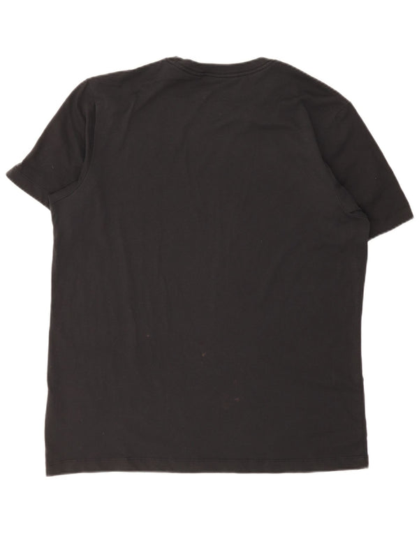 Nike - Camiseta Dri Fit para hombre, talla grande, algodón negro