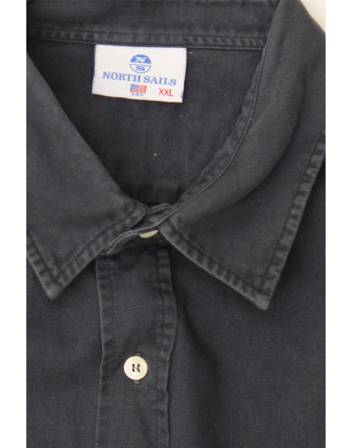 North Sails Camisa gráfica para hombre 2XL Negro