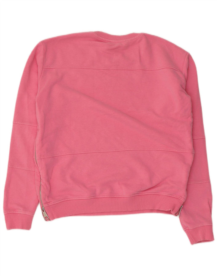 Zara Mujer Sudadera Oversize Jersey UK 10 Small Rosa