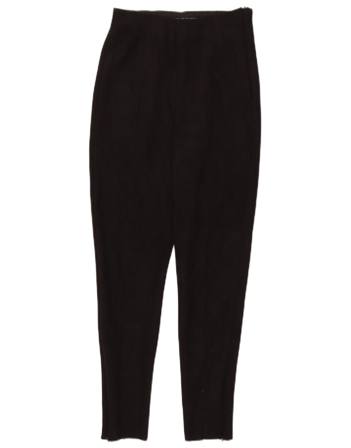 Zara Mujer Pantalones Cortos Slim Medium W28 L26 Negro