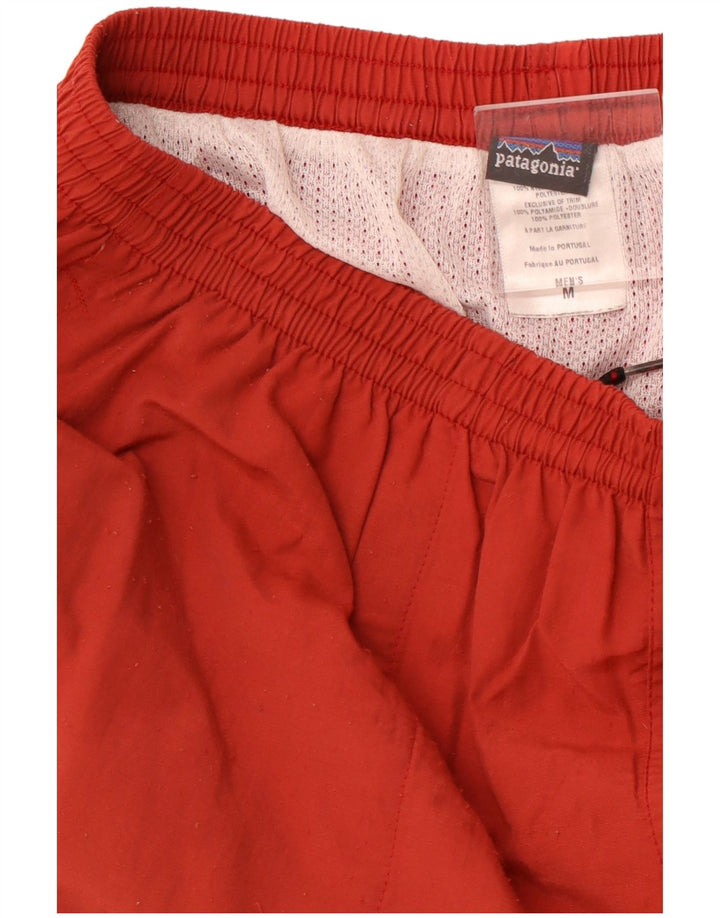 PATAGONIA Shorts Deportivos Hombre Nylon Rojo Mediano