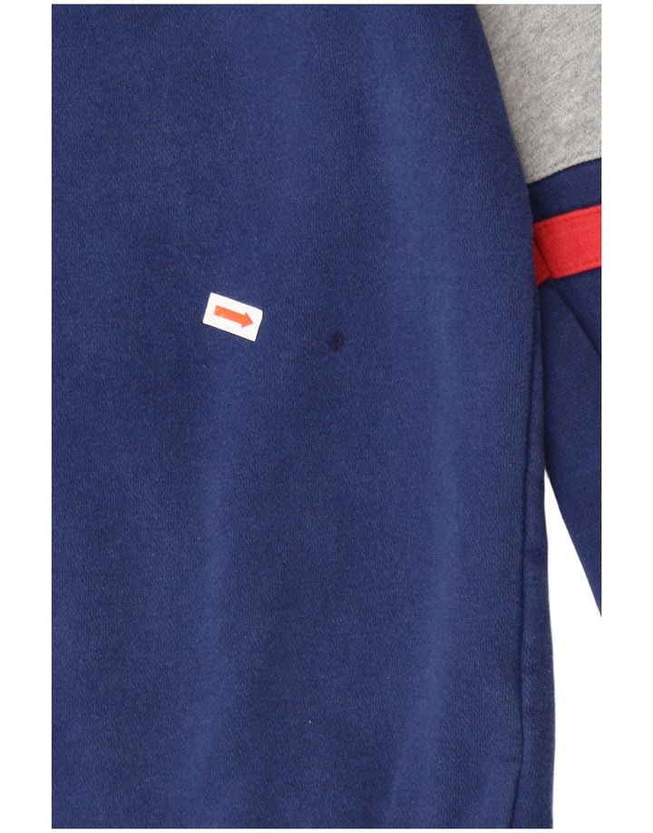 Nike Boys Air Zip Sudadera con capucha 13-14 años XL Azul Colorblock Algodón