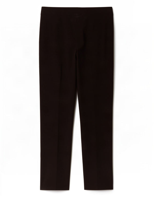 Marks & Spencer Pantalones informales ajustados para mujer UK 40 Large W32 L33 Negro