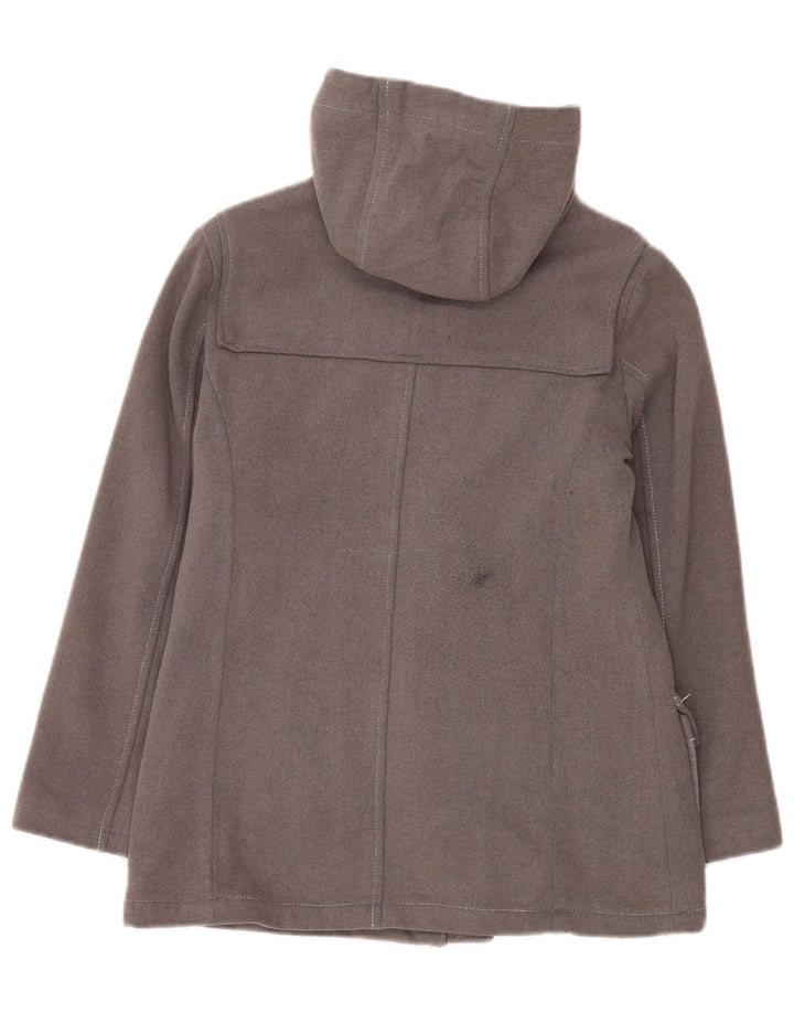 North Sails - Trenca con capucha para mujer, talla 40, lana gris pequeña