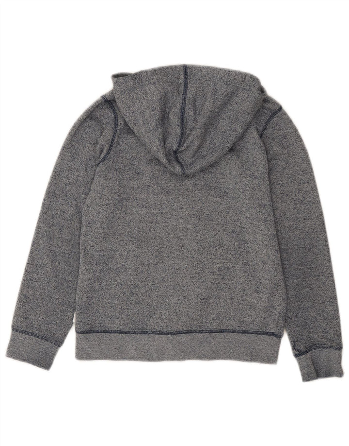 CONVERSE Suéter con capucha y cremallera All Star para niños 5-6 años Algodón moteado azul