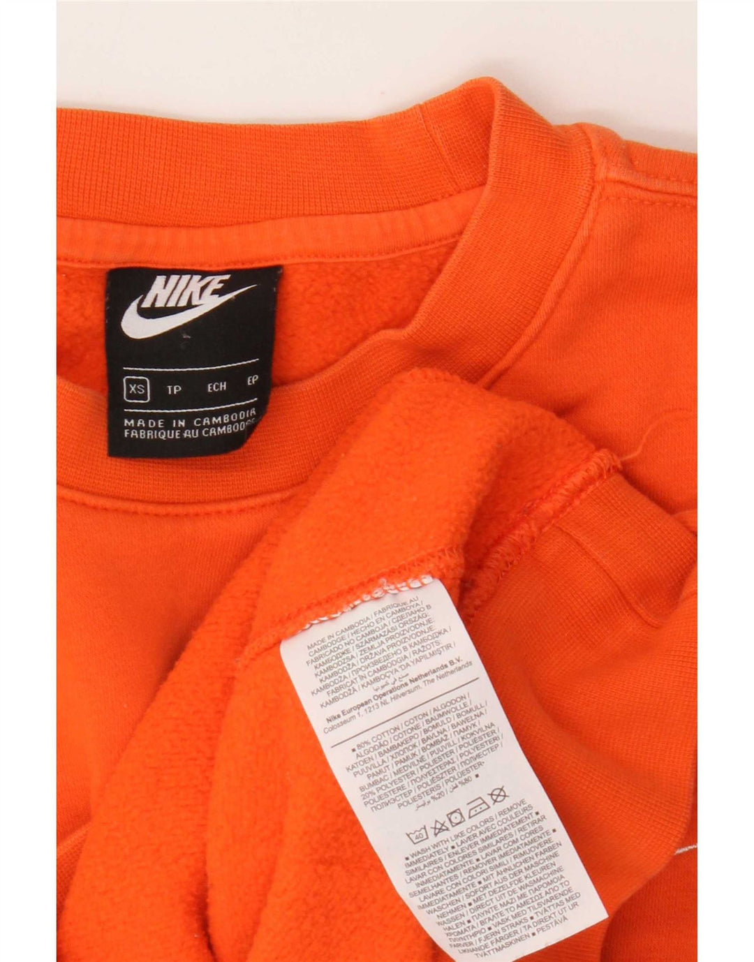 Sudadera Nike Hombre Jumper XS Naranja Algodón