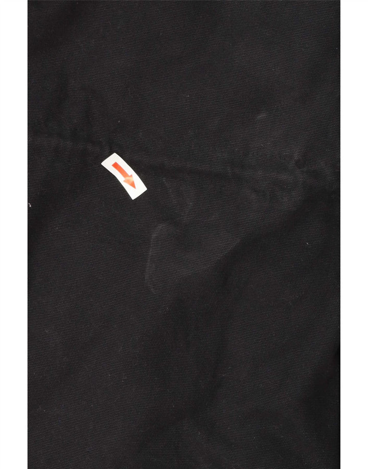 Billabong Parka con capucha para mujer UK 14 Medium Black Cotton