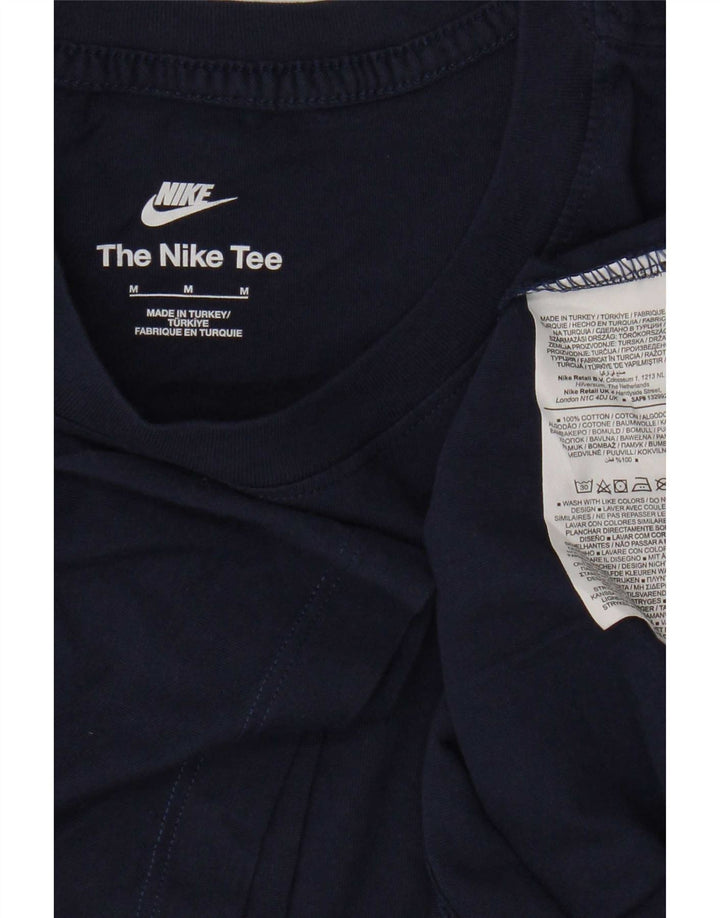 Camiseta Nike Hombre Top Medium Azul Marino Algodón