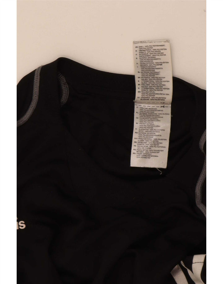 Adidas Mujer Climacool Chaleco Top UK 14 Medio Negro Poliéster