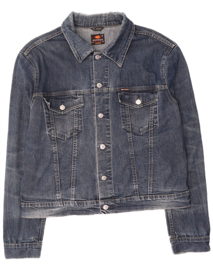Energie Chaqueta vaquera para hombre UK 42 XL Algodón azul