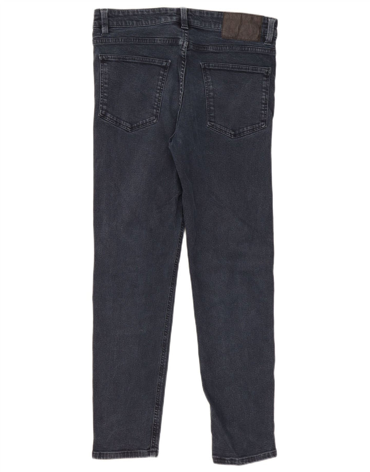 Zara Jeans ajustados para hombre EU 42 Large W32 L29 Azul marino