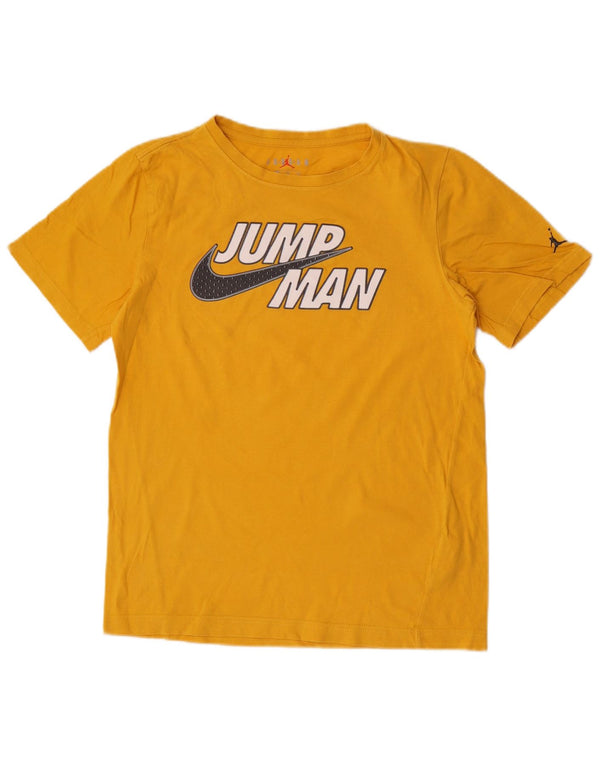 Jordan Camiseta Gráfica para Niños Top 13-14 Años XL Amarillo Algodón