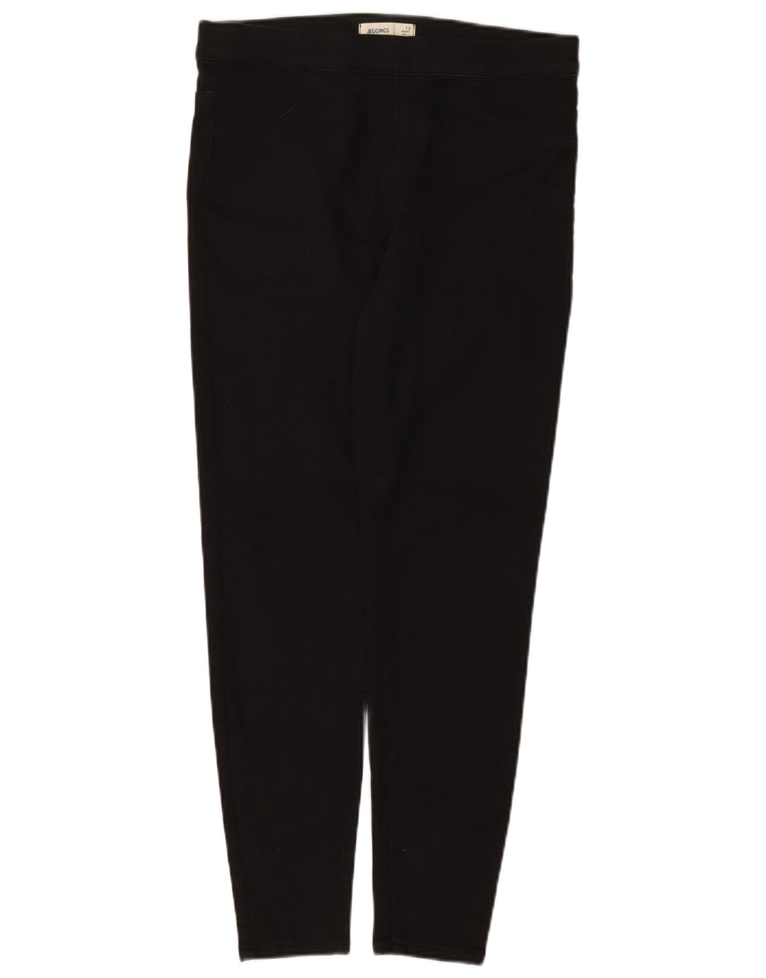 Marks & Spencer Vaqueros Jegging Cortos para Mujer UK 12 Medium W30 L26 Negro