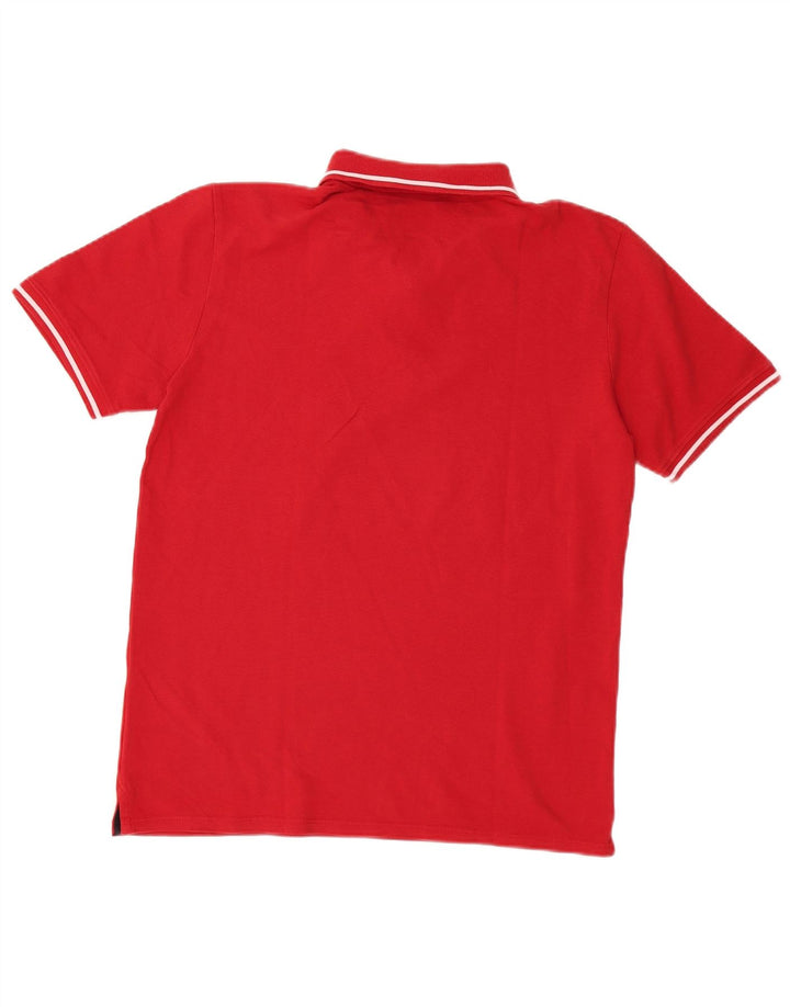 Guess Polo Hombre Grande Algodón Rojo