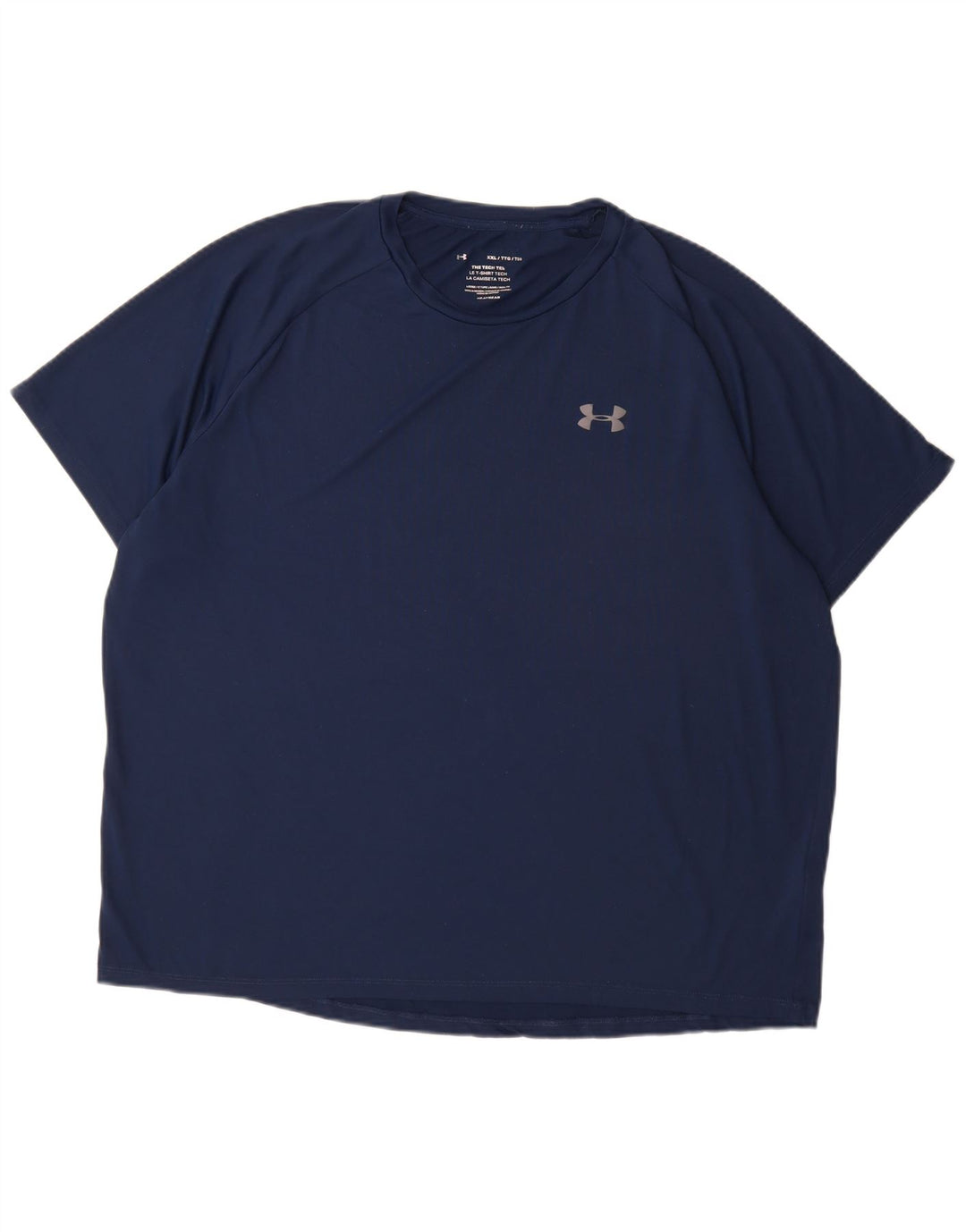 Camiseta Under Armour Hombre Top 2XL Azul Marino Poliéster