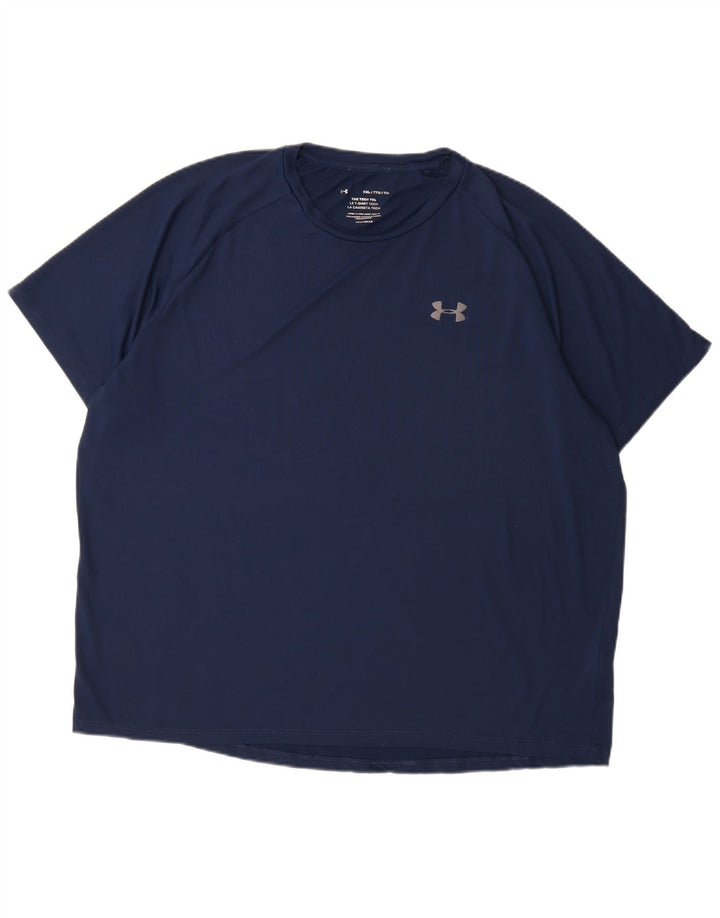 Camiseta Under Armour Hombre Top 2XL Azul Marino Poliéster
