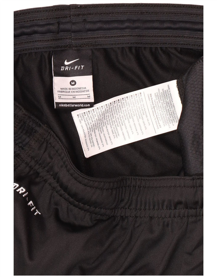 Nike Bermudas Dri Fit para hombre, pantalones cortos deportivos, poliéster negro mediano