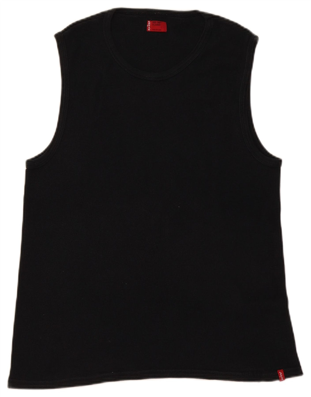 Levi's Camiseta sin mangas para mujer UK 18 XL Algodón negro
