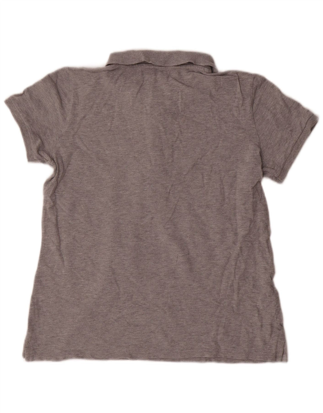 Benetton Polo Hombre UK 44 Gris Medio