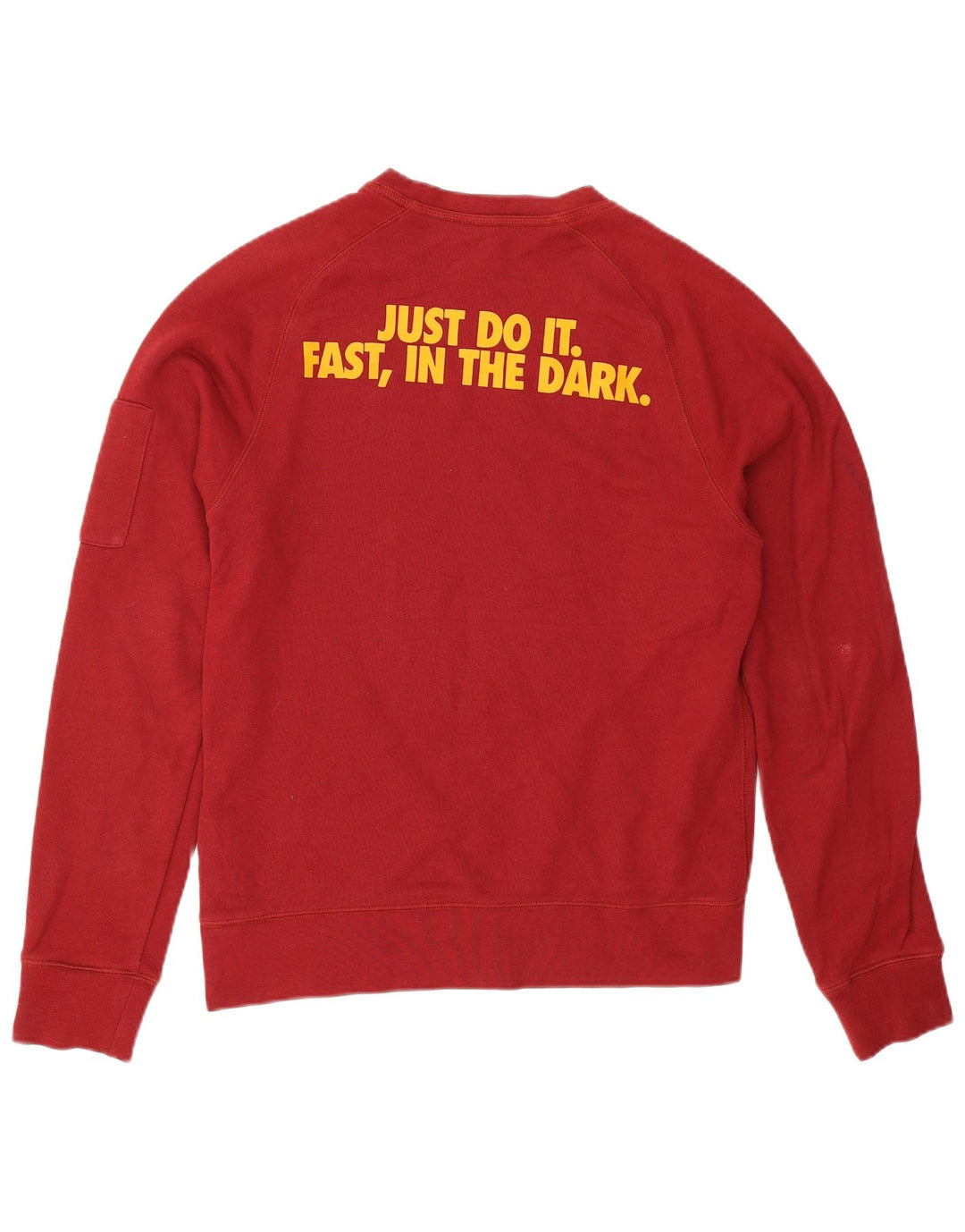 Nike Hombre Sudadera Gráfica Jersey Pequeño Algodón Burdeos