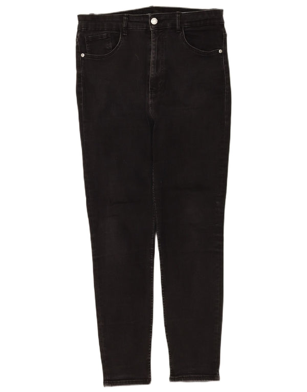 Zara Vaqueros Pitillo Mujer EU 44 XL W34 L26 Negro