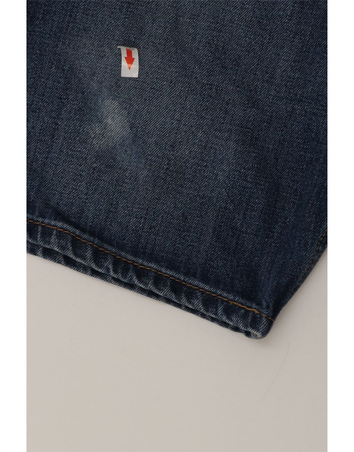 LEVI'S Mens 502 Denim Shorts W30 Algodón Azul Medio