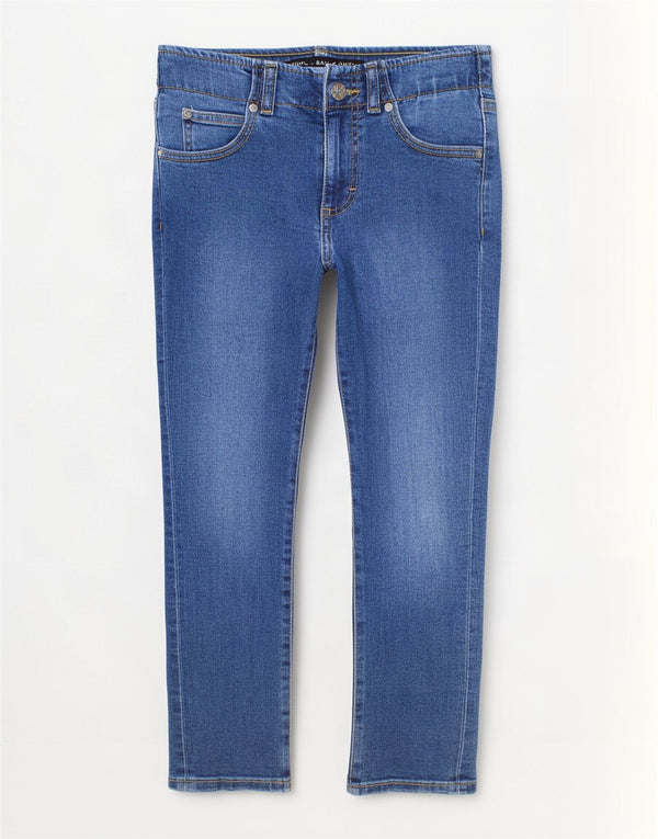 Lee Jeans Slim para Niños 11-12 Años W24 L29 Algodón Azul