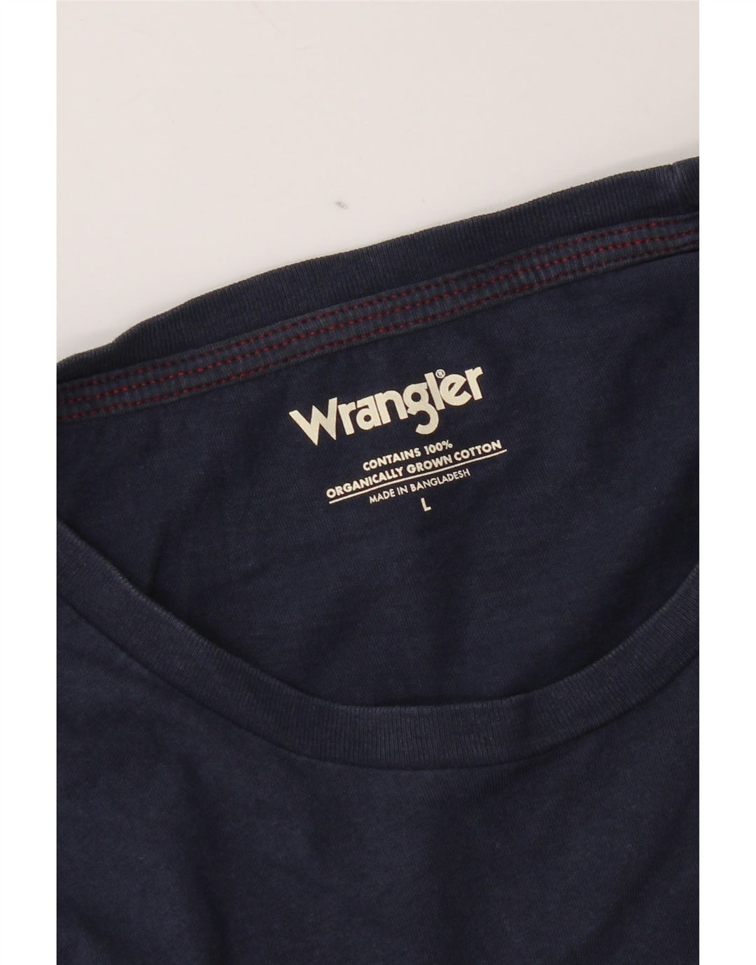 Wrangler - Camiseta para hombre, talla grande, color azul marino, algodón