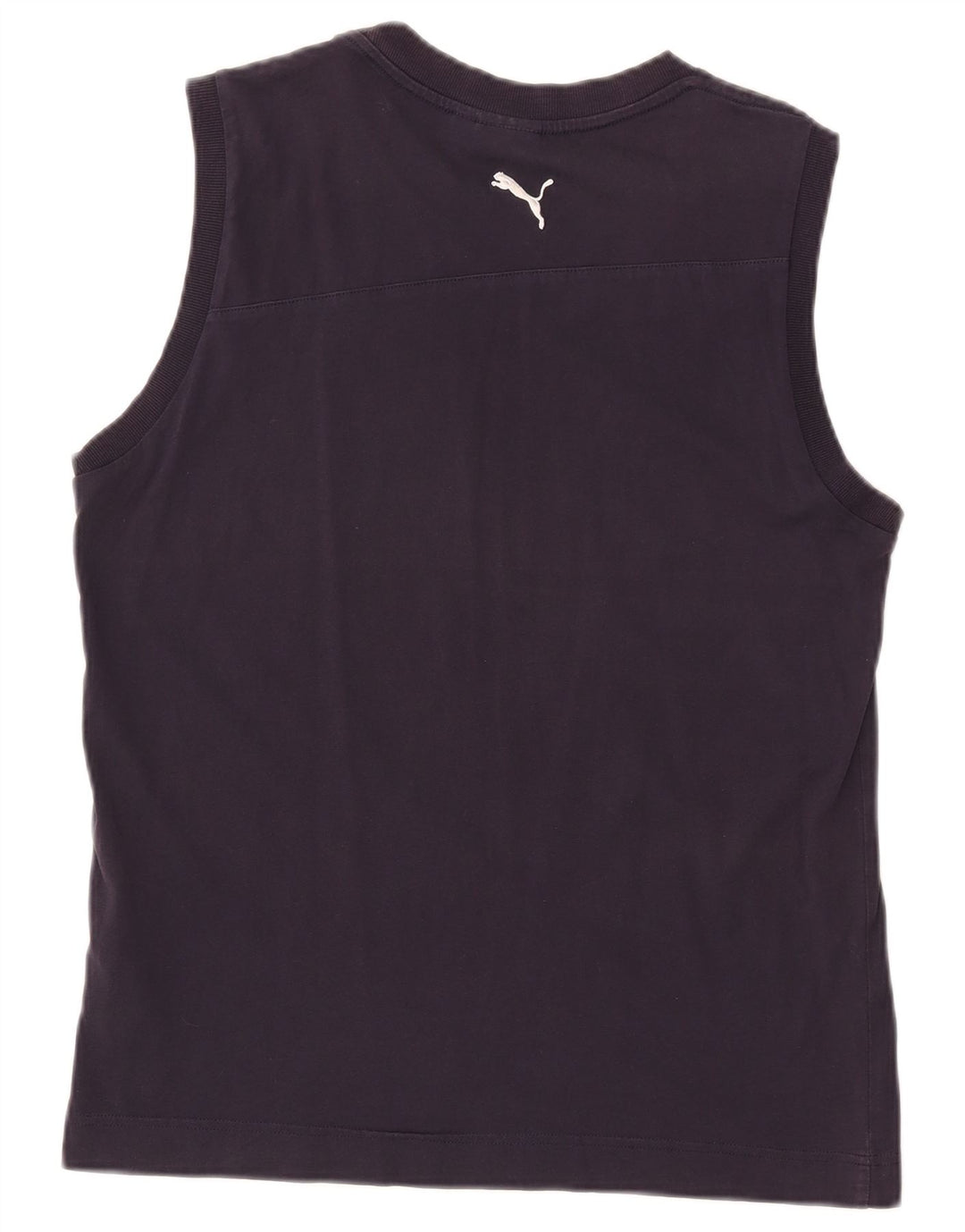 Puma Hombre Gráfico Chaleco Top Grande Azul Marino