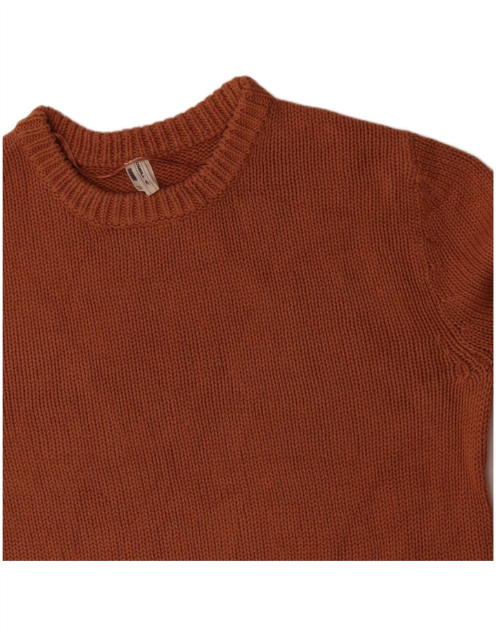 O'Neill Jersey de cuello redondo para mujer UK 44 Algodón naranja mediano
