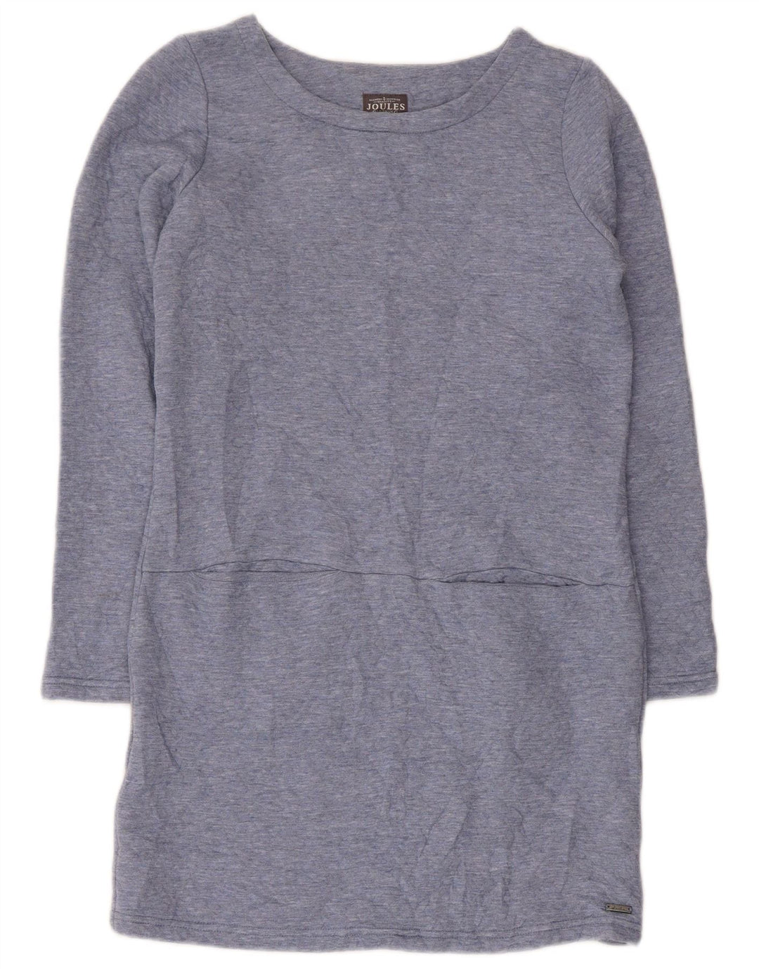 Joules Vestido recto de manga larga para mujer UK 8 Small Poliéster azul