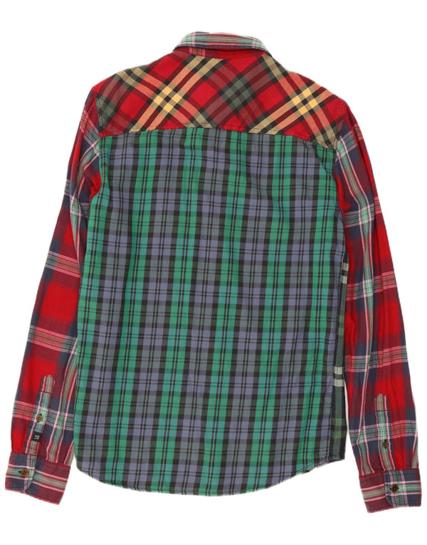 Scotch & Soda Mens Flannel Shirt Medium Multicoloured Check Cotton
