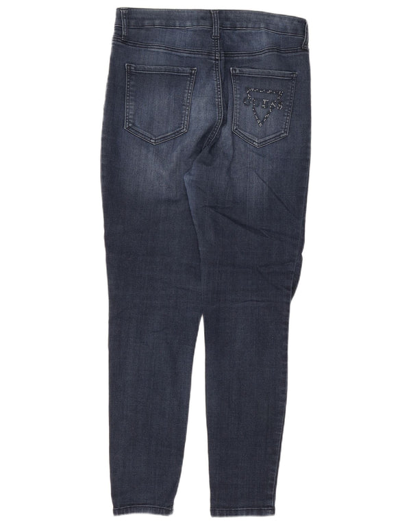 Vaqueros Guess Mujer De Talle Alto Skinny W32 L27 Algodón Azul