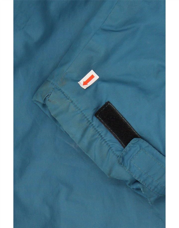 ASICS Chaqueta cortavientos para hombre UK 42 XL Azul Colorblock Poliamida