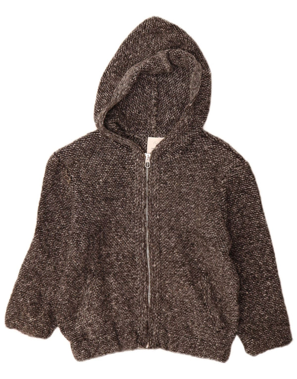 Zara Jersey Niña Con Capucha 6-7 Años Acrílico Gris