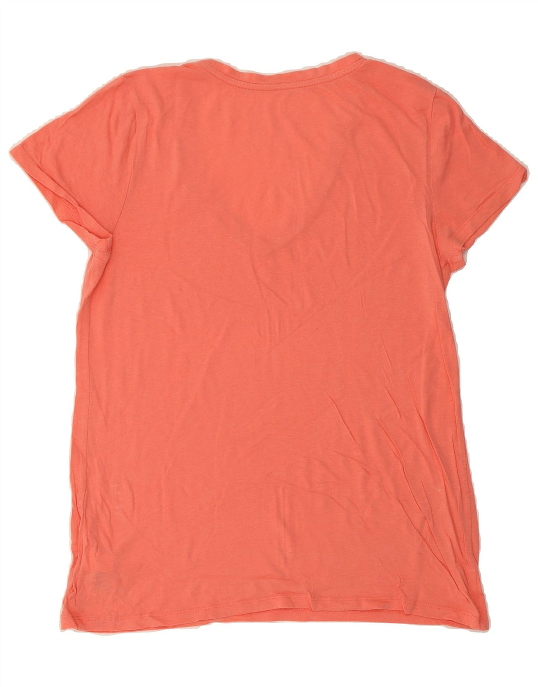 GAP Womens T-Shirt Top UK 14 Large Orange Cotton Vintage Gap and Second-Hand Gap from Messina Hembry 