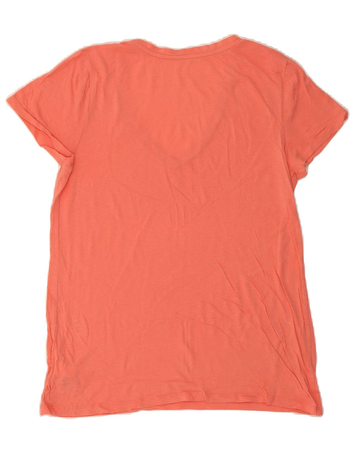 GAP Womens T-Shirt Top UK 14 Large Orange Cotton Vintage Gap and Second-Hand Gap from Messina Hembry 