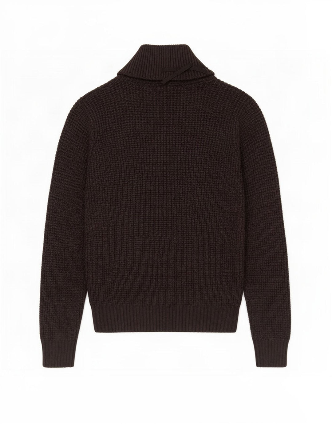 ONE WAY Suéter con cuello tipo chal para hombre Lana gris medio